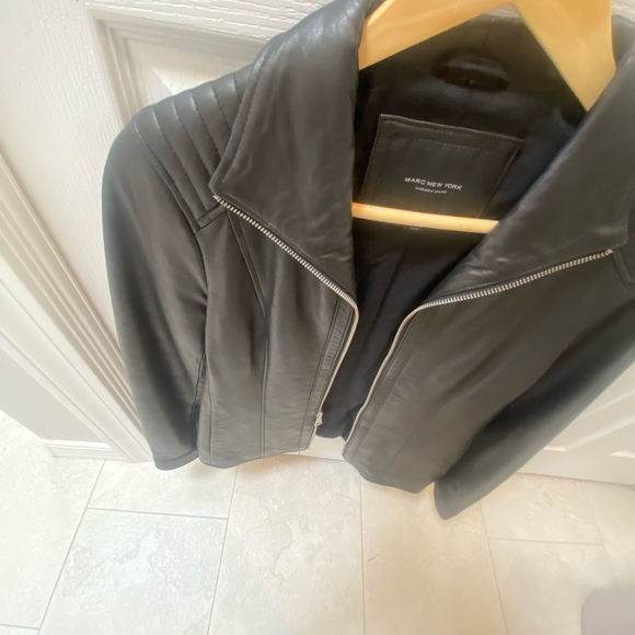 Andrew Marc Leather Jacket - Picture 3 of 12